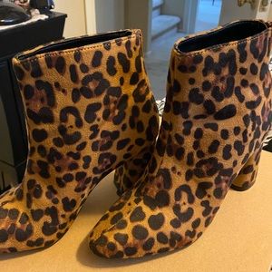 Cheetah booties